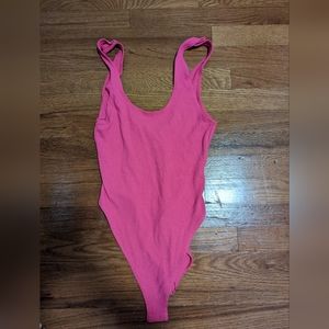 Hot pink target small bodysuit
